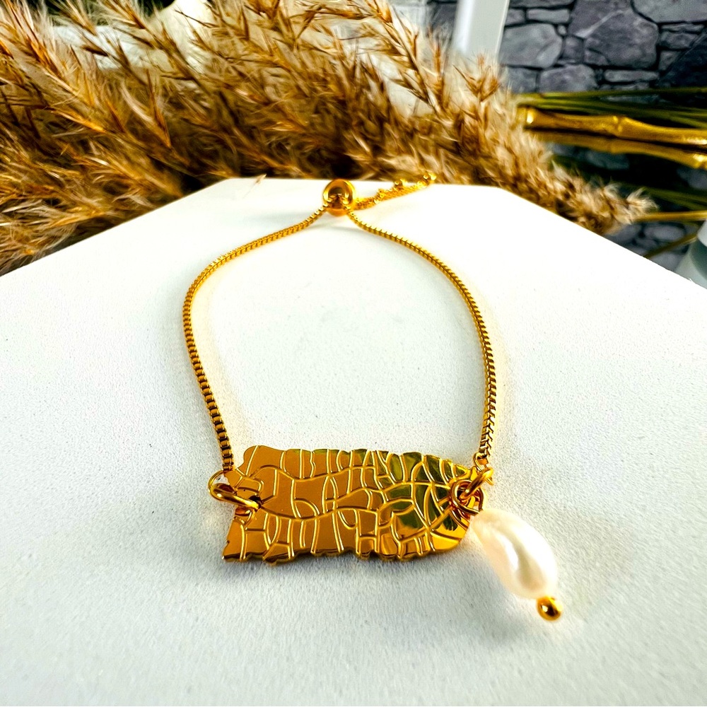 Puerto Rico Island Bracelet